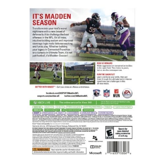 10/$25🦋 EA NFL Madden 15 for Xbox 360 - Picture 3 of 9